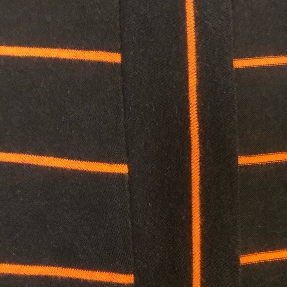 J CREW Size XX-Small Blue Orange Open Cardigan Sweater Lightweight Stripes - Picture 2 of 5